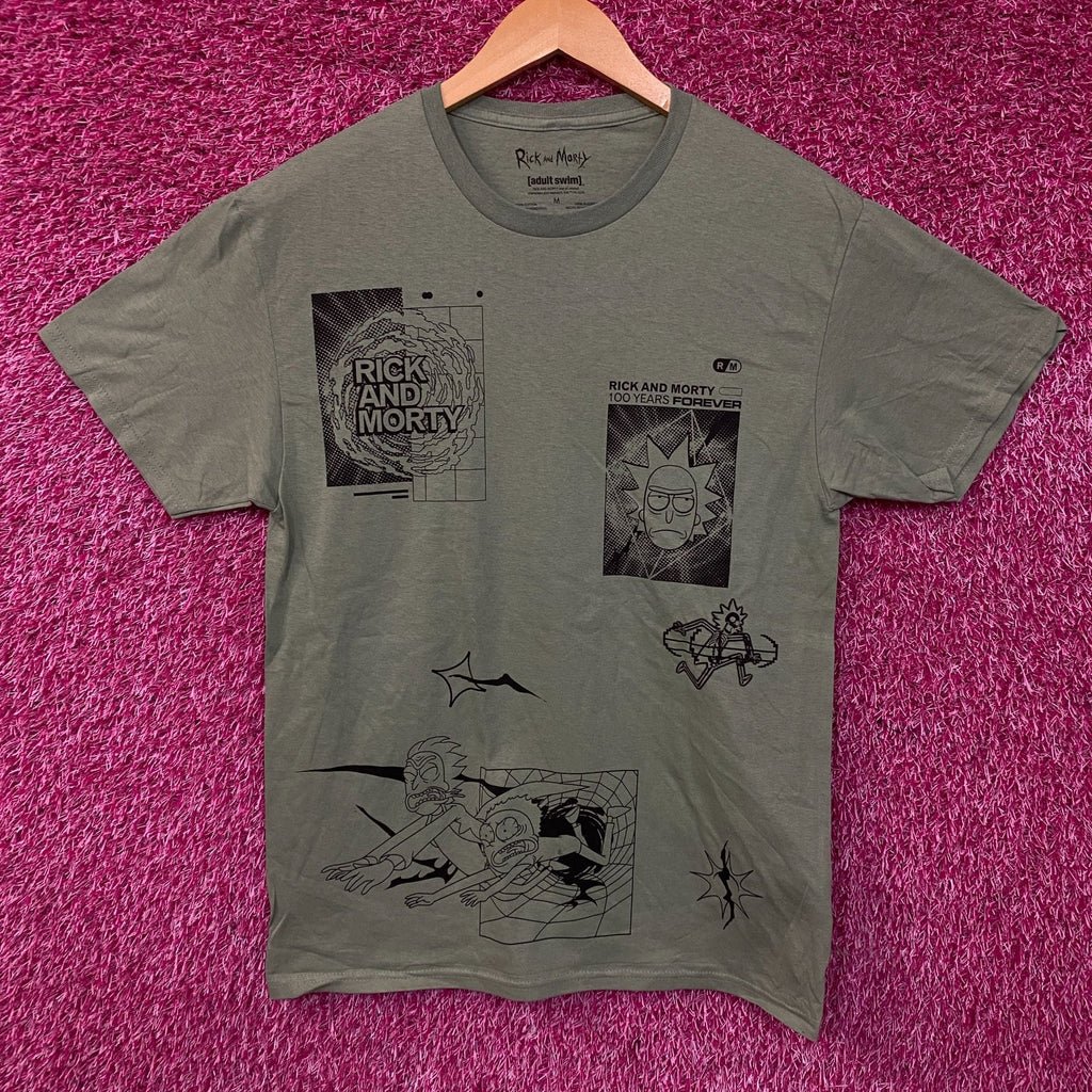 Rick and Morty Adult Swim Graphic T-Shirt Medium product image 1