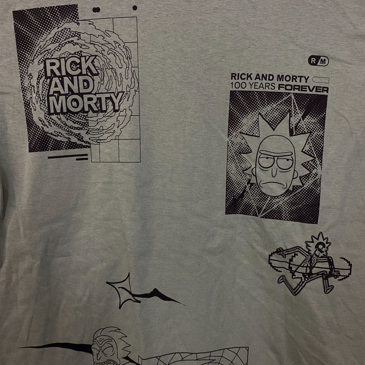 Rick and Morty Adult Swim Graphic T-Shirt Medium product image 2