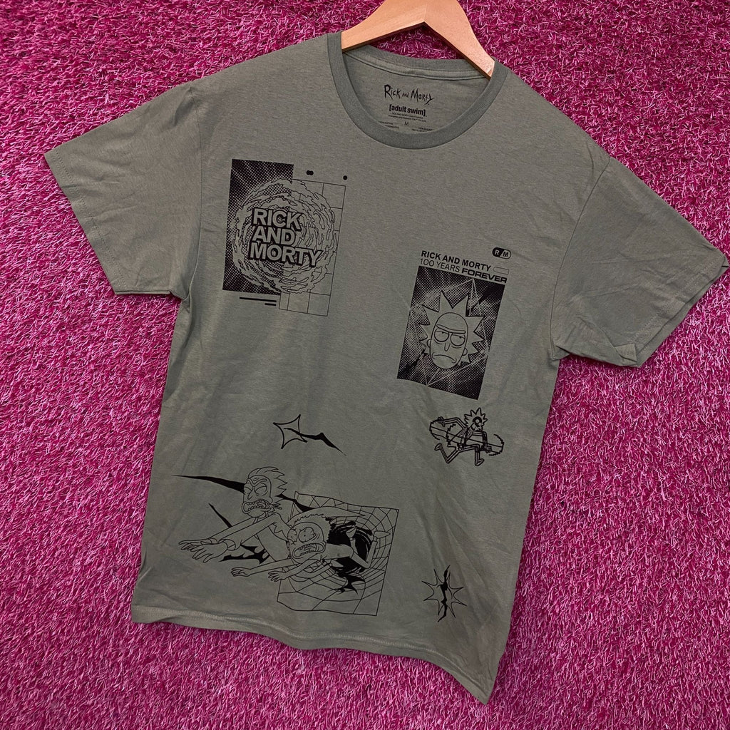 Rick and Morty Adult Swim Graphic T-Shirt Medium product image 3