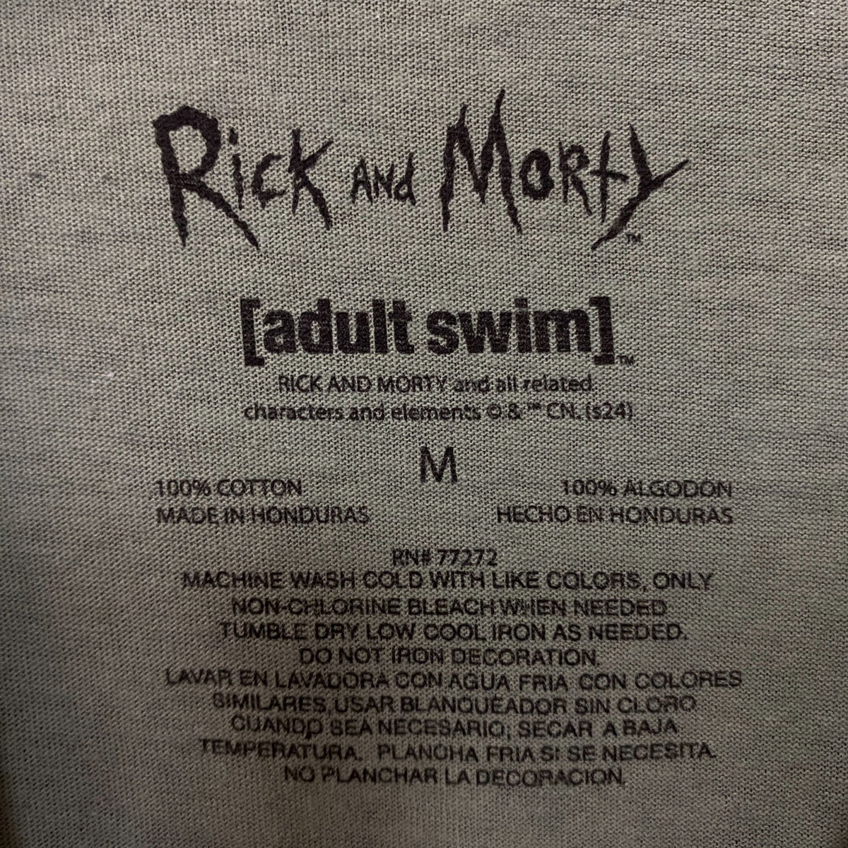 Rick and Morty Adult Swim Graphic T-Shirt Medium product image 5