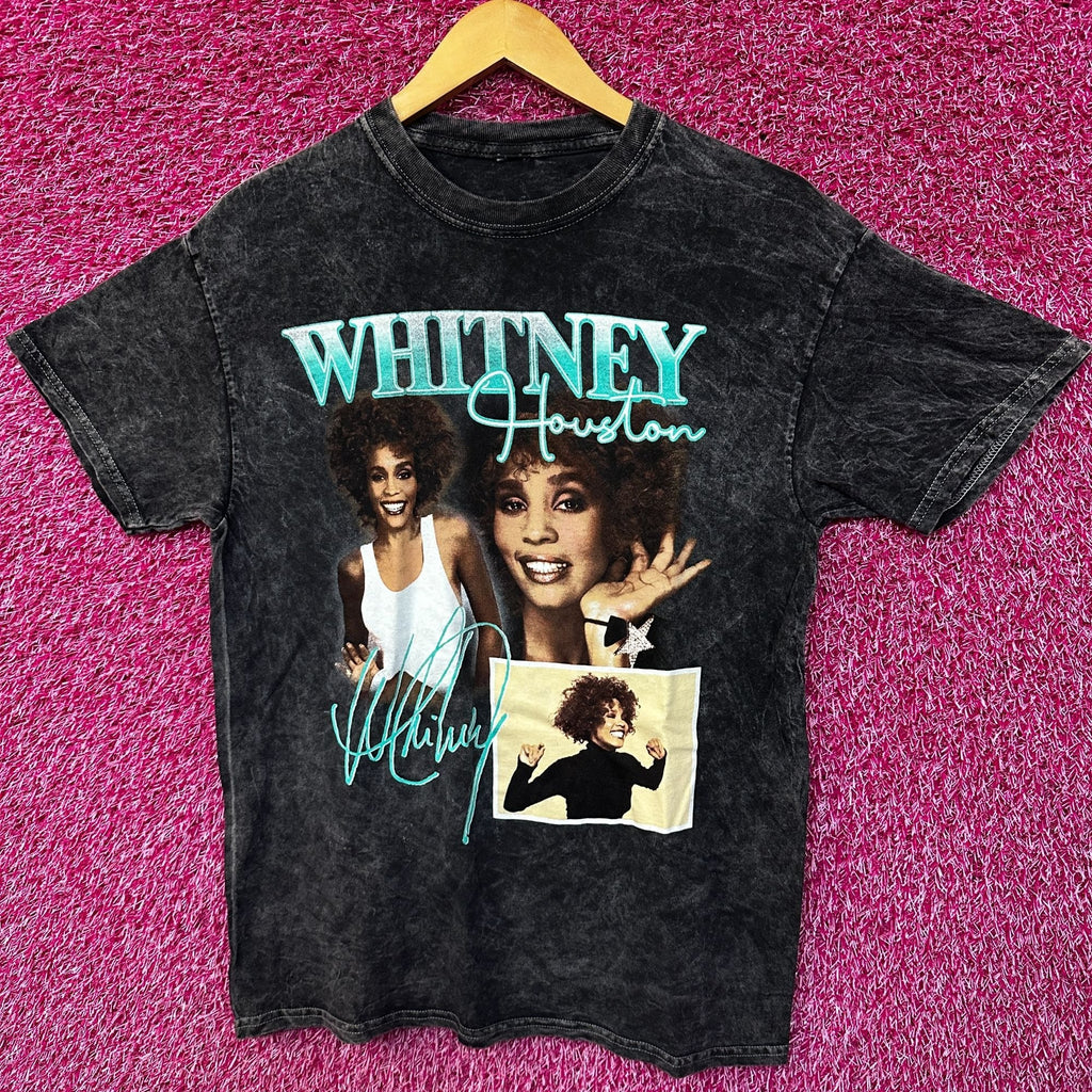 Whitney Houston Retro Style mineral wash tshirt size Medium product image 1