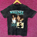 Whitney Houston Retro Style mineral wash tshirt size Medium product image 1