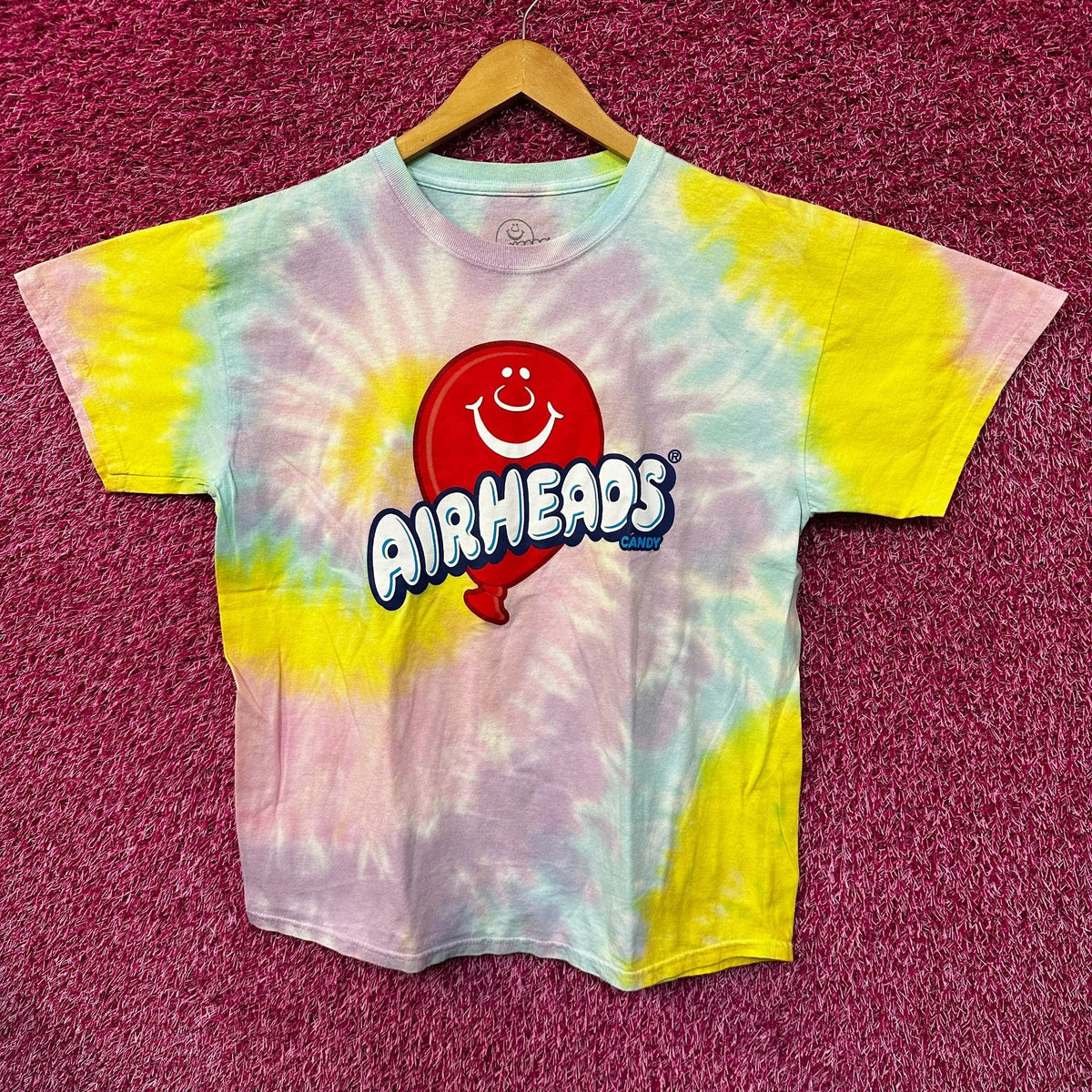 Airheads Smiley Red Balloon Logo Taffy Candy Promo Tie Dye L product image 1