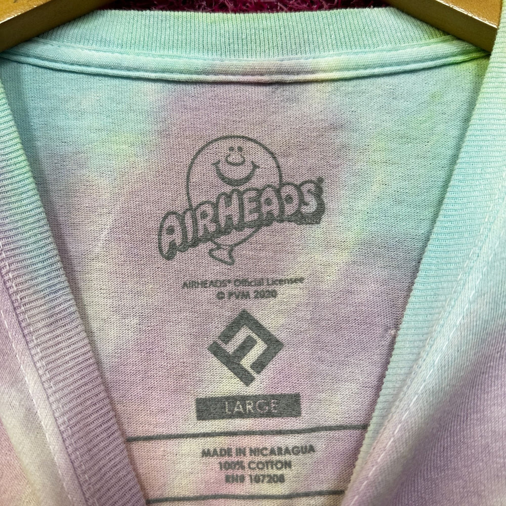 Airheads Smiley Red Balloon Logo Taffy Candy Promo Tie Dye L product image 4