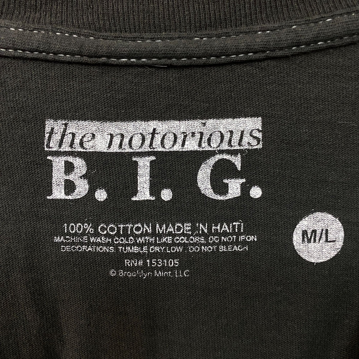 The Notorious B.I.G. Biggie Smalls Graphic T-Shirt M/L product image 8