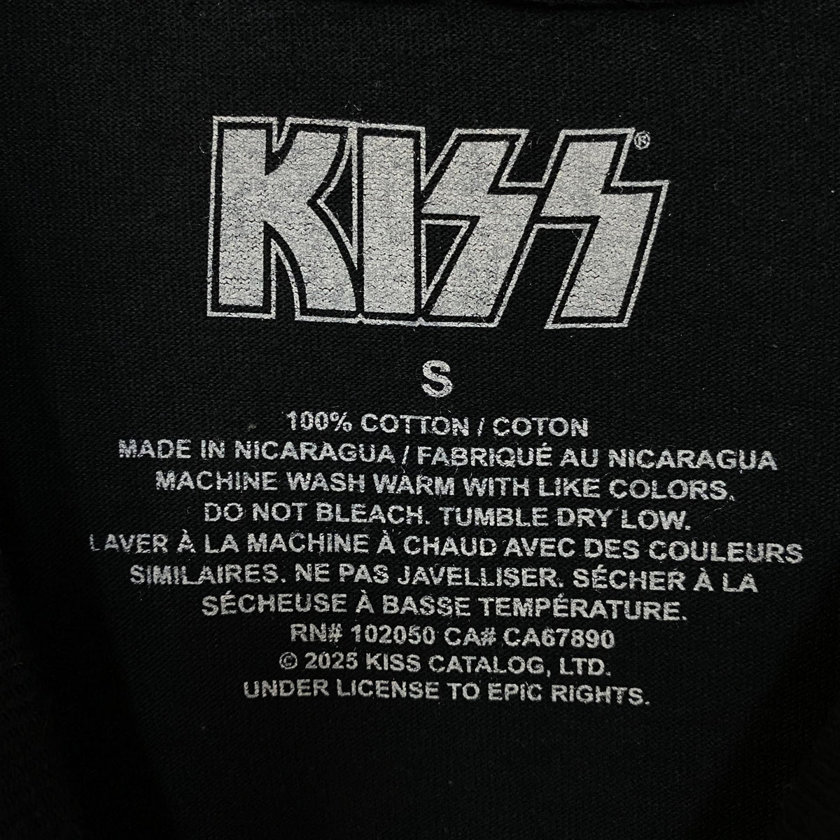 KISS Debut Album Cover Graphic Rock Band T-Shirt Small product image 4