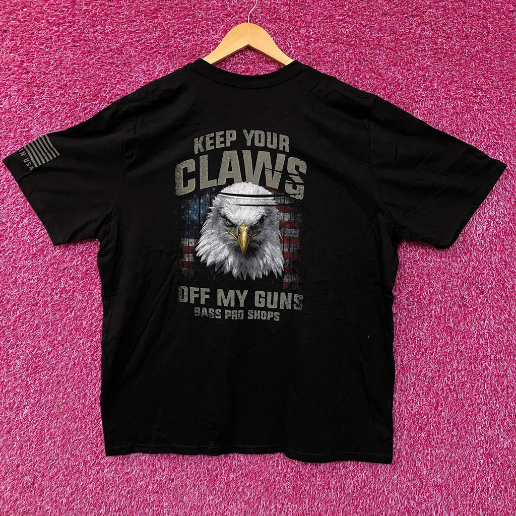 Bass Pro Shops "Claws Off My Guns" Graphic T-Shirt 2XL product image 1