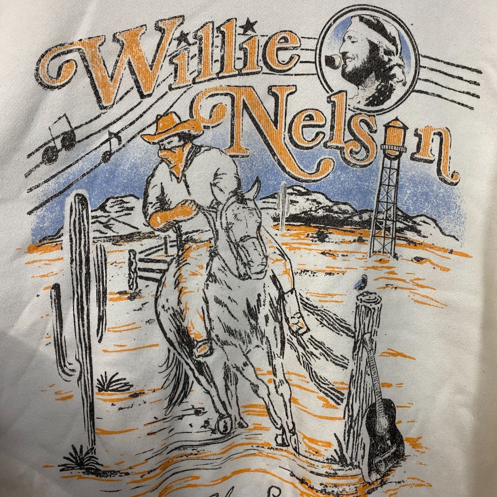 Willie Nelson Blue Skies Graphic Sweatshirt Medium product image 2