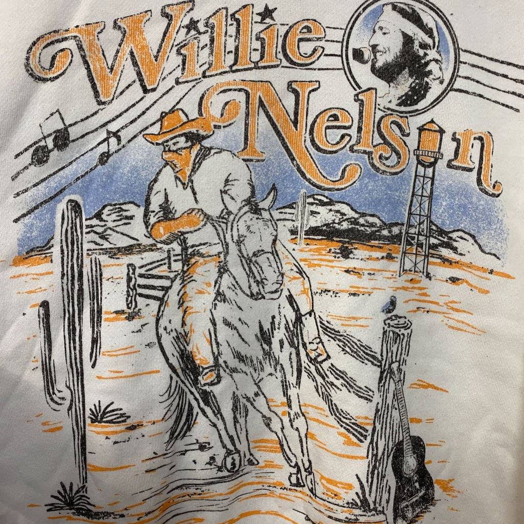 Willie Nelson Blue Skies Graphic Sweatshirt Medium product image 4