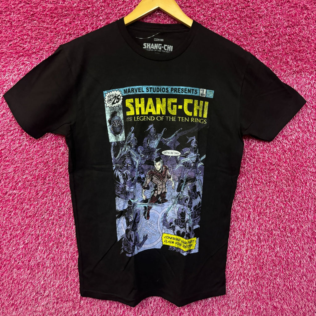 Shang chi and the ten ring comic book tee medium
