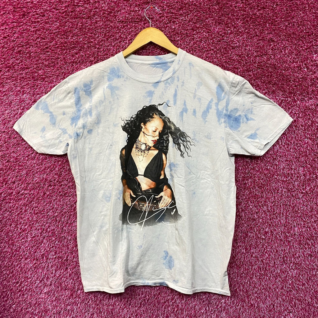 Aaliyah Queen Of RNB Tie dye Tshirt size extra large product image 1