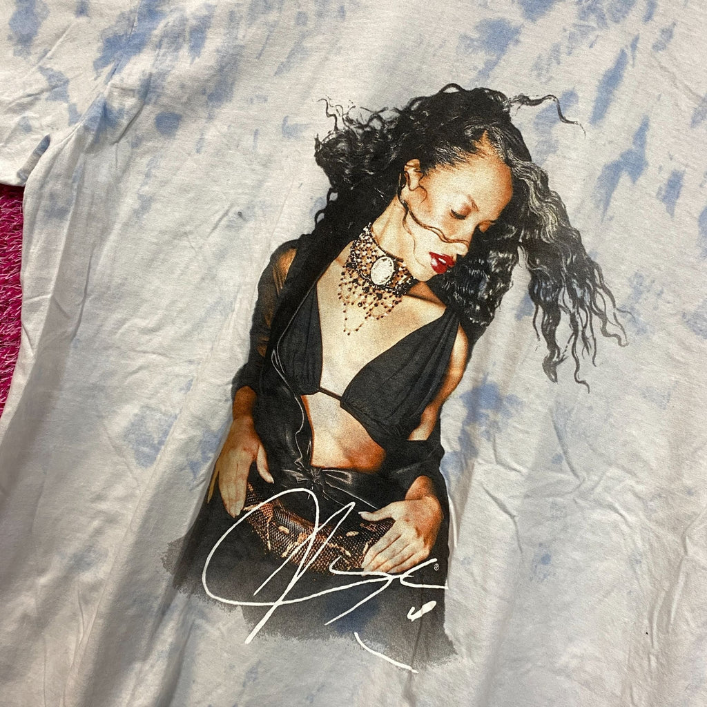 Aaliyah Queen Of RNB Tie dye Tshirt size extra large product image 4