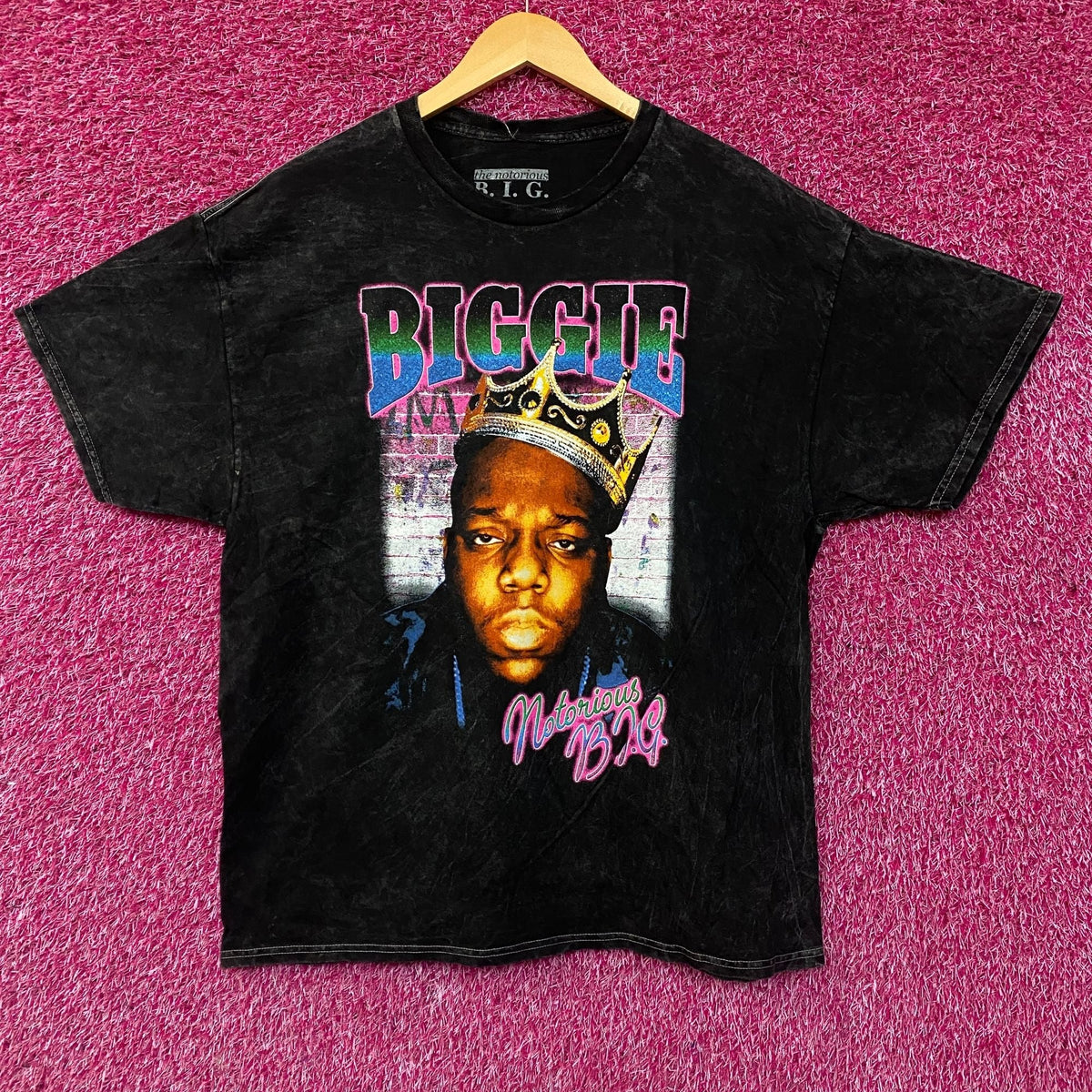 Biggie Smalls Crown King of New York Graphic Mineral Wash product image 1