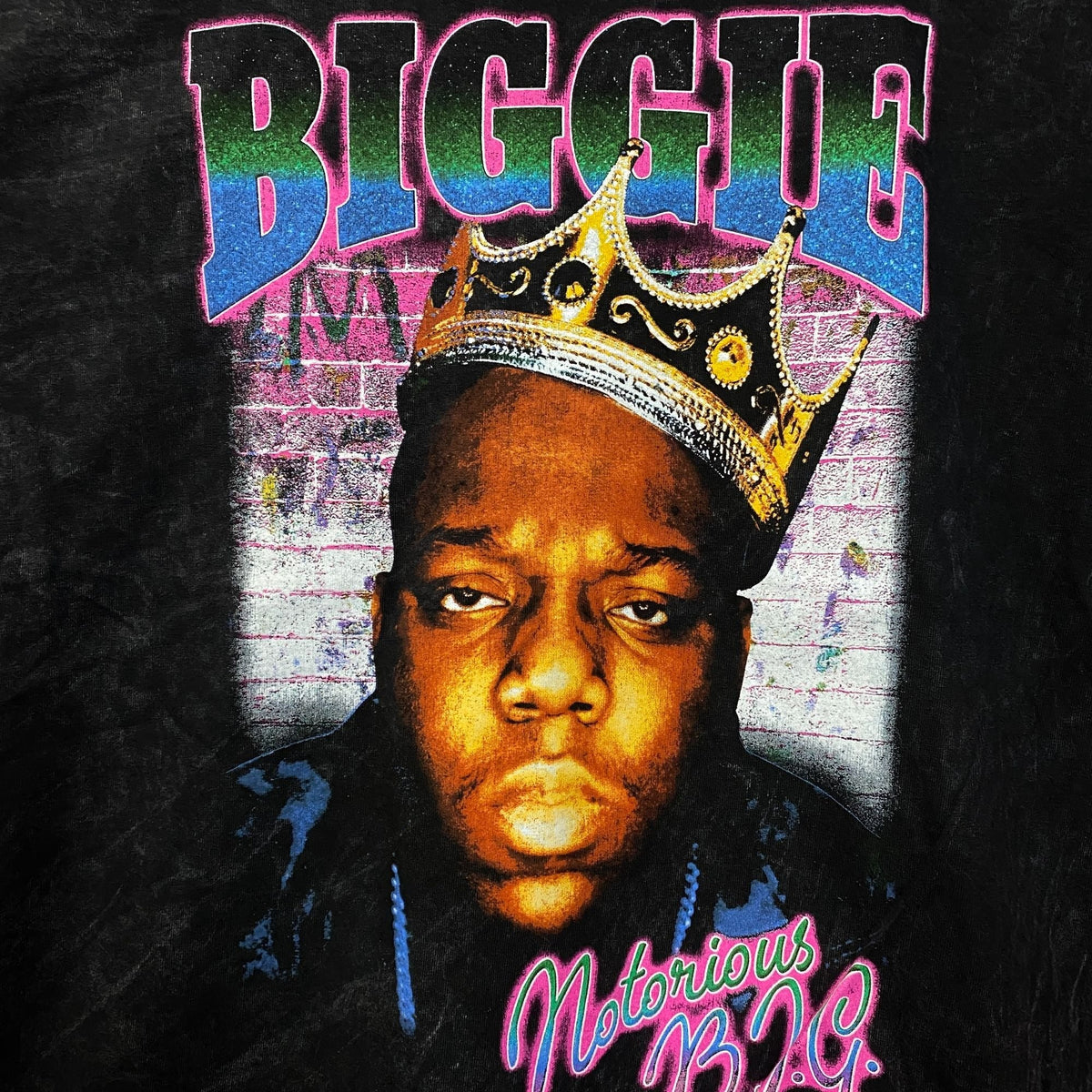 Biggie Smalls Crown King of New York Graphic Mineral Wash product image 2