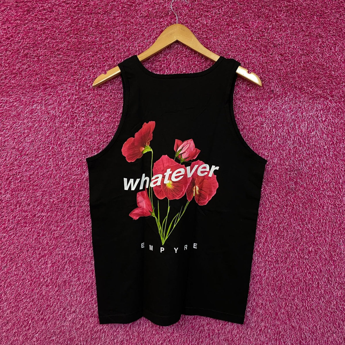 Empyre Poppy flower Whatever Tank Top size medium