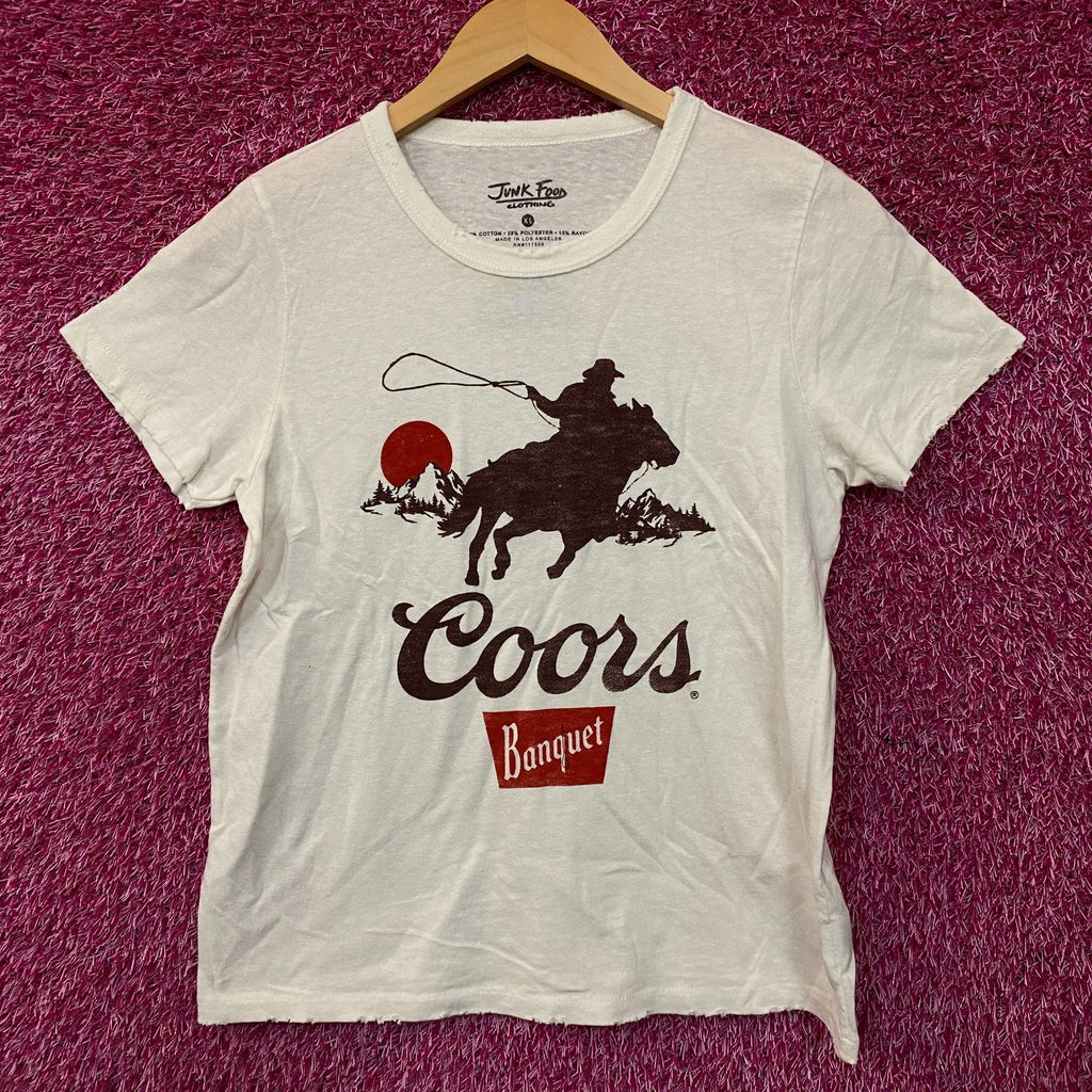 Junk Food Clothing Coors Banquet Cowboy Vintage Style product image 1