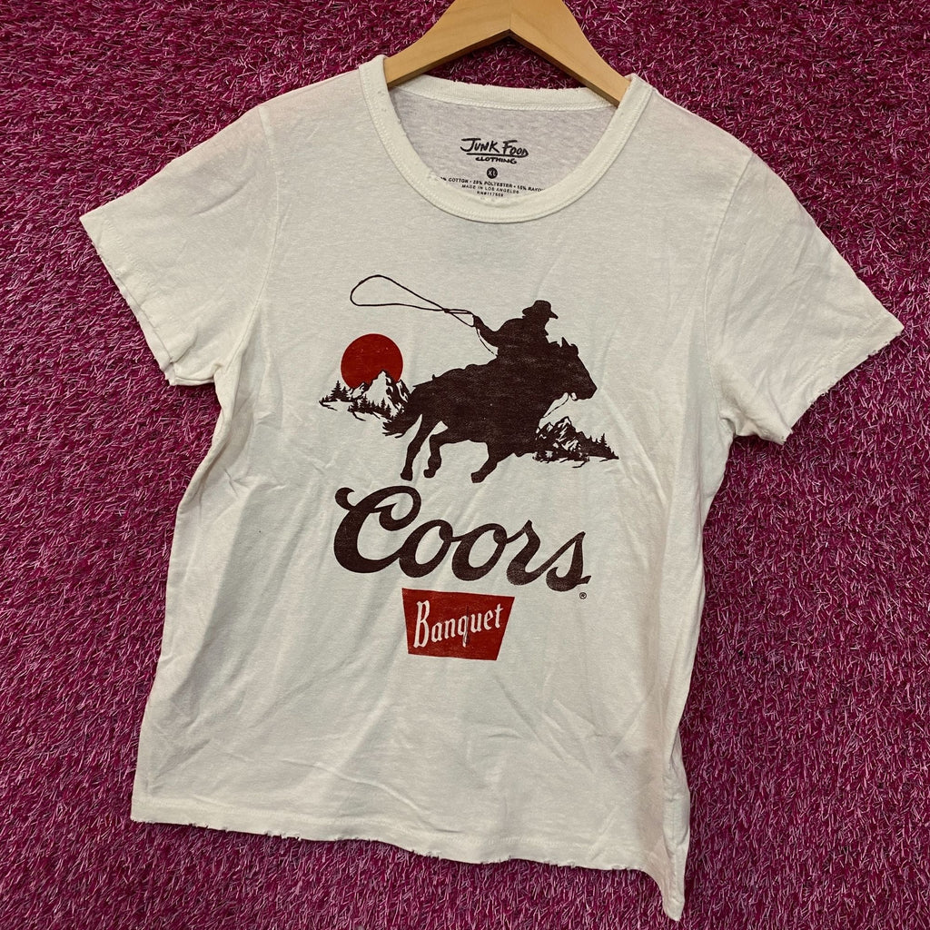 Junk Food Clothing Coors Banquet Cowboy Vintage Style product image 3
