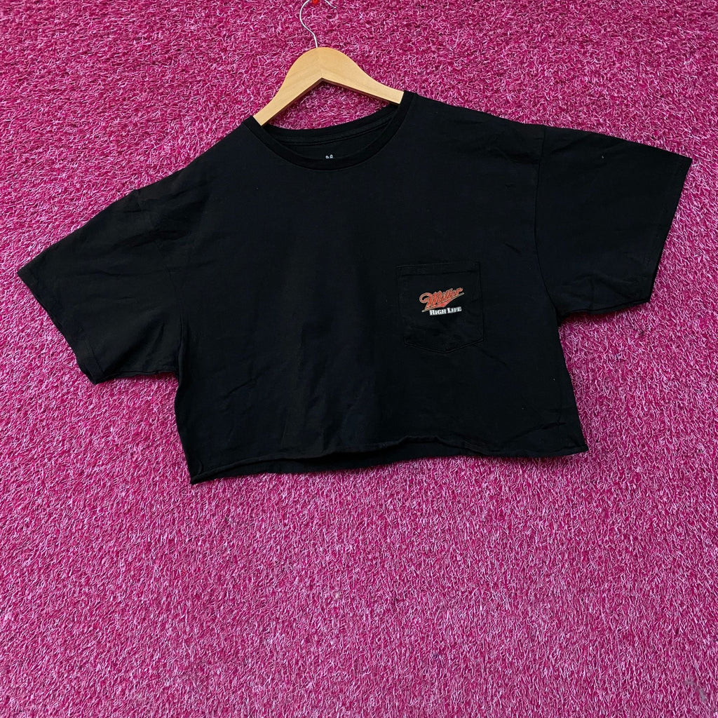 Junk Food Miller High Life Beer Logo Women's Crop Tee Large product image 4