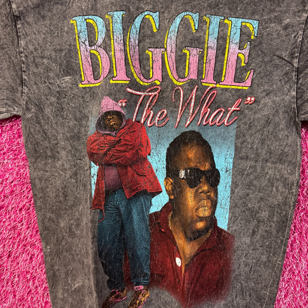 Biggie Smalls The What Ready to Die Album Art Hip Hop Tee M product image 2