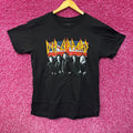 Def Leppard Hall of Fame British Flag Heavy Metal Band Tee M product image 1