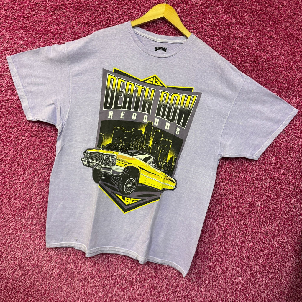 Death Row Records LBC Low Rider Rap Record Label Tee 1X/2X product image 3