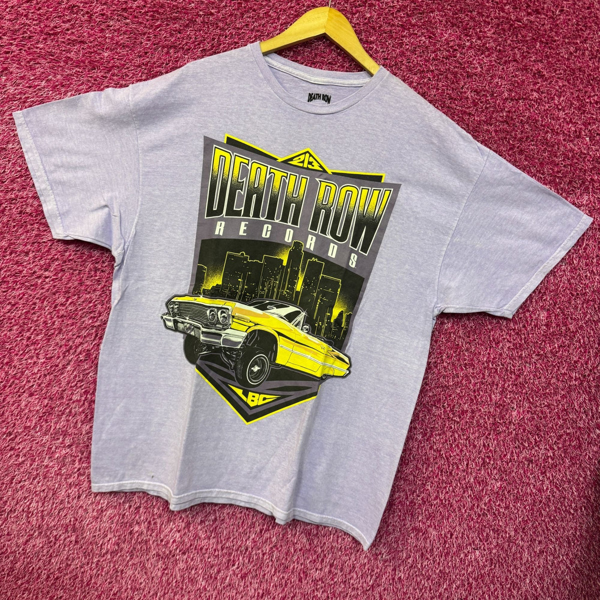 Death Row Records LBC Low Rider Rap Record Label Tee 1X/2X product image 3