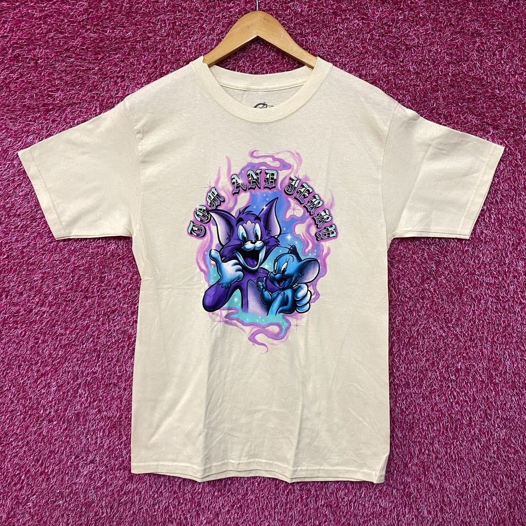Tom and Jerry Airbrushed Cartoon Tshirt size medium product image 1
