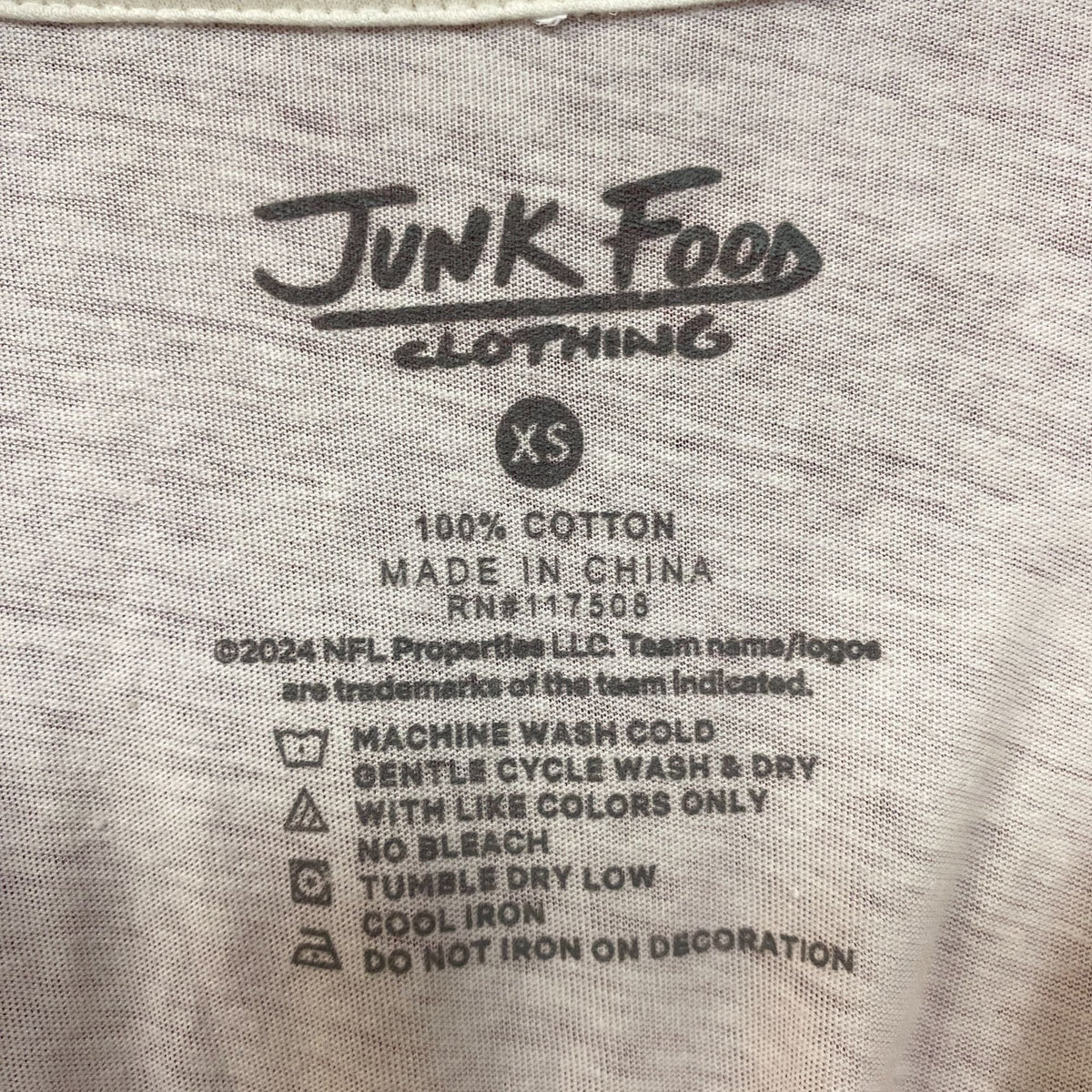 Junk Food Clothing New York Giants Touchdown Long Sleeve product image 4