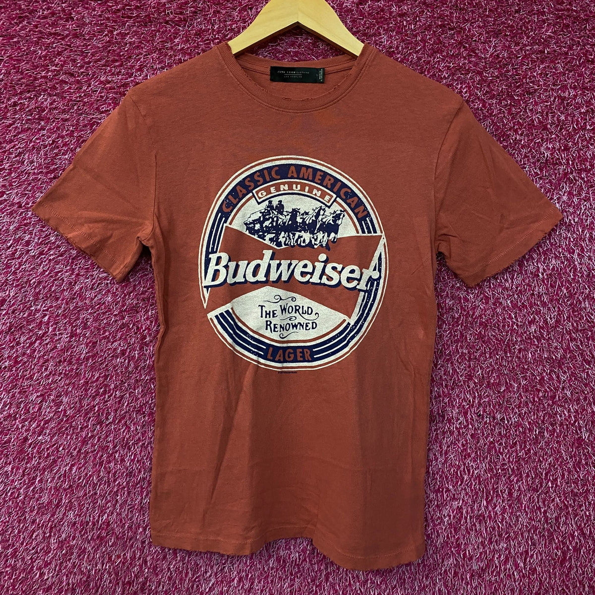 Budweiser World Renowned Classic American Lager T-shirt product image 1