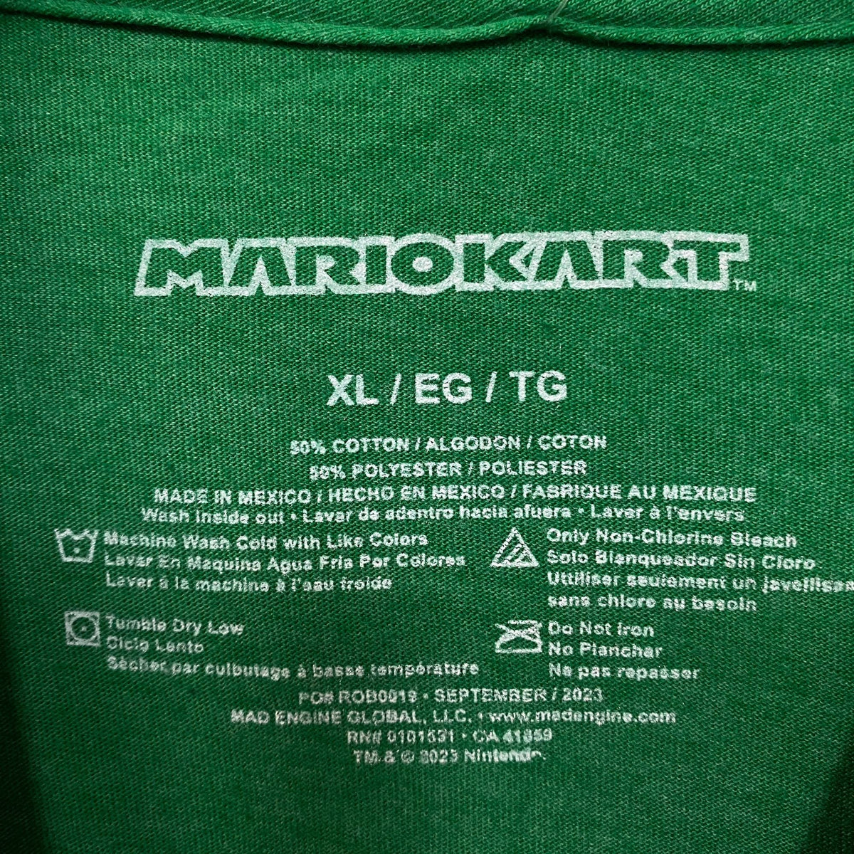 Nintendo Mario Kart Racing Graphic T-Shirt XL product image 4