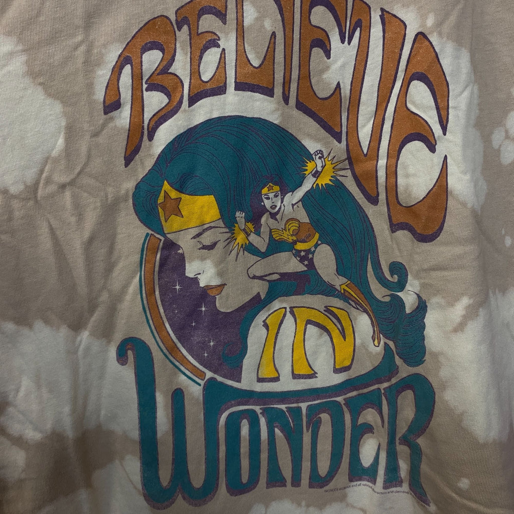 Junk Food Clothing Wonder Woman Believe in Tie-Dye T-Shirt product image 2