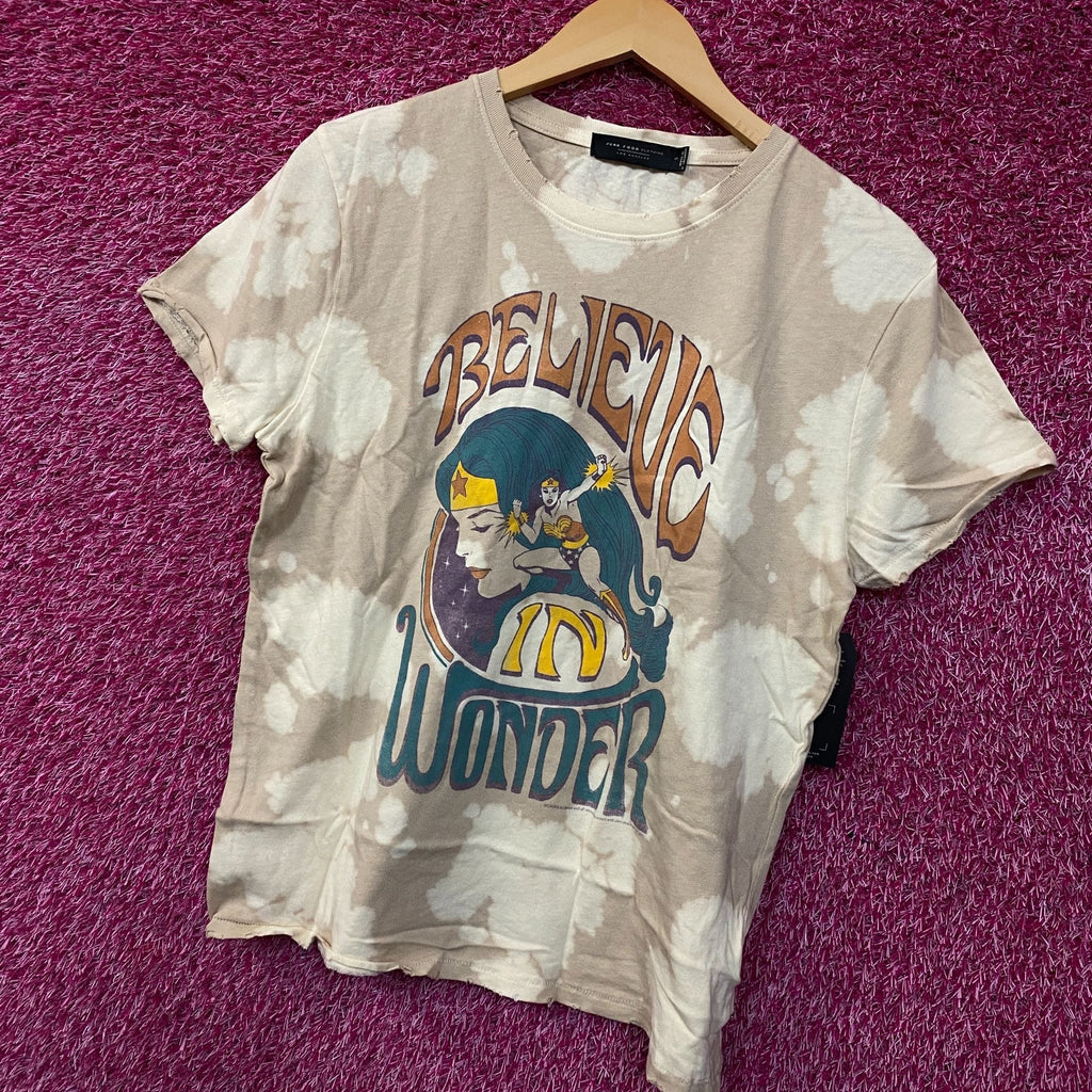 Junk Food Clothing Wonder Woman Believe in Tie-Dye T-Shirt product image 7
