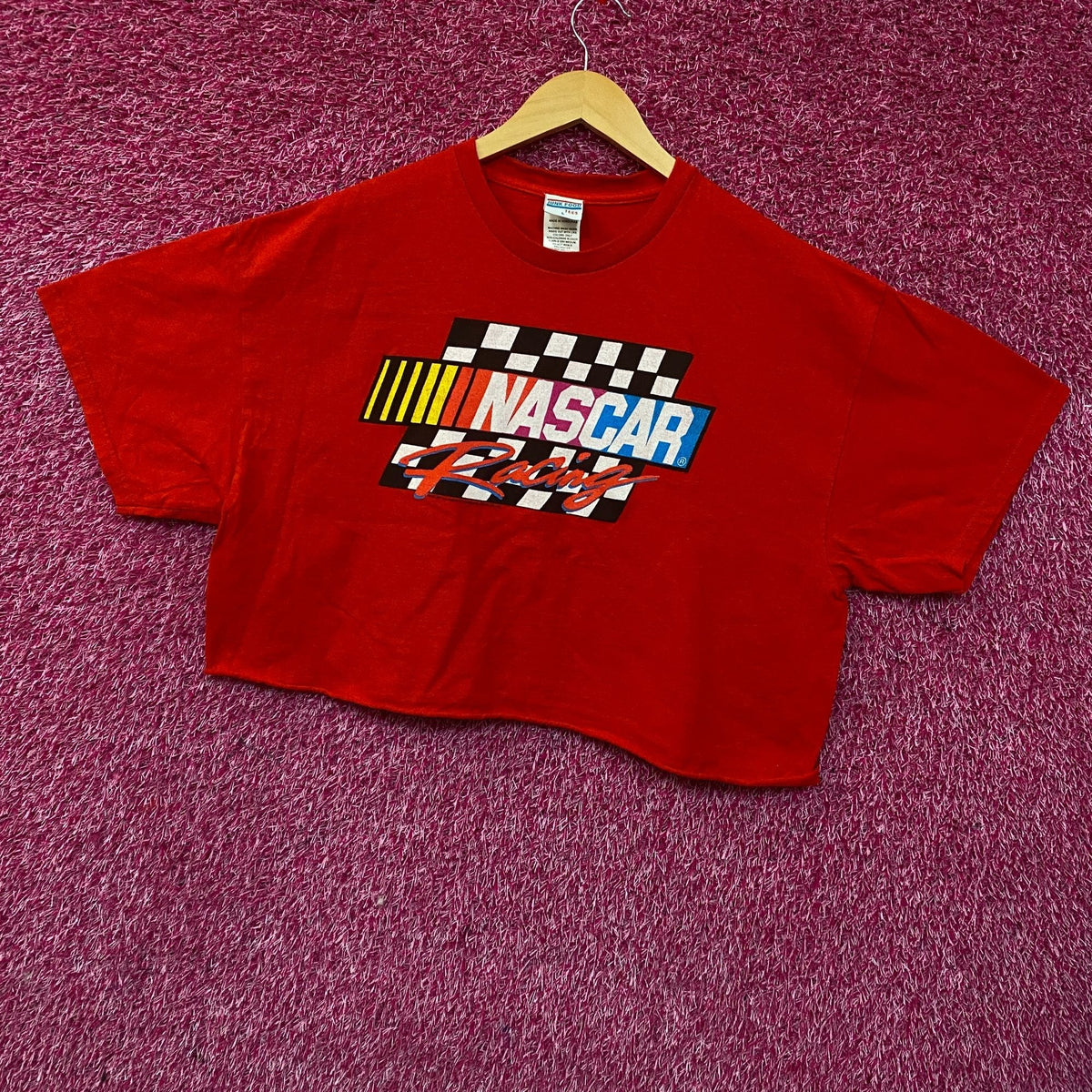 Junk Food Clothing NASCAR Racing Flea Market Crop Tee Large product image 3
