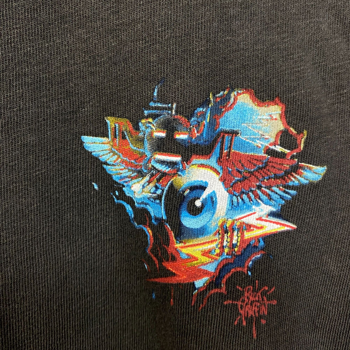 Junk Food Clothing Rick Griffin Flying Eyeball Vintage Tee product image 2