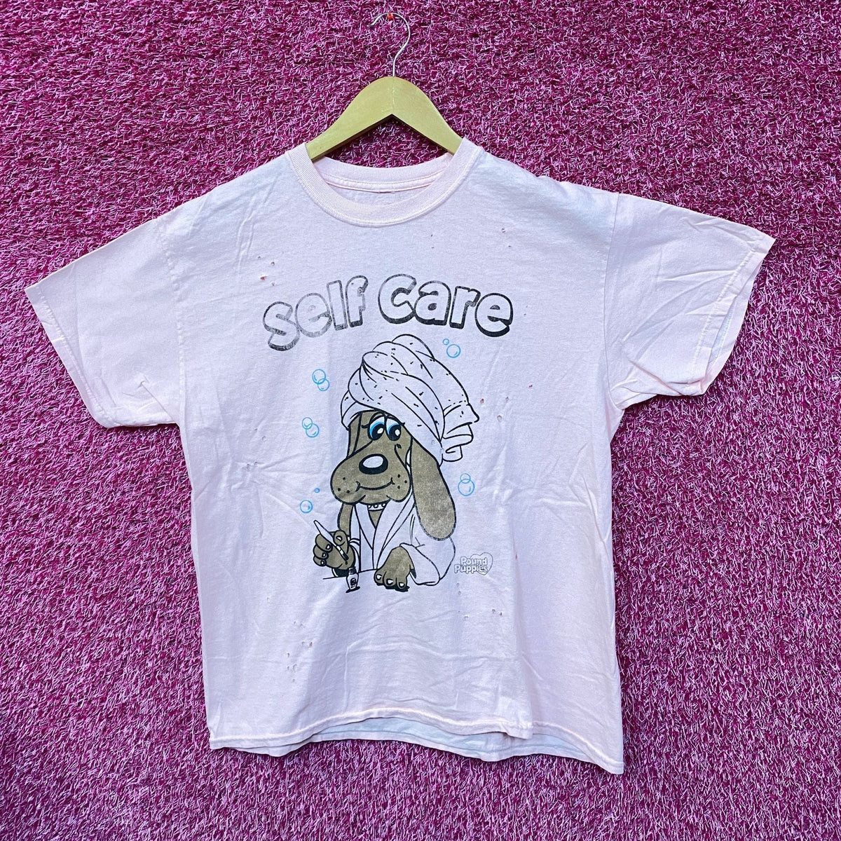 Self Care Dog Spa Distressed Pound Puppies TV Series Tee M/L product image 1