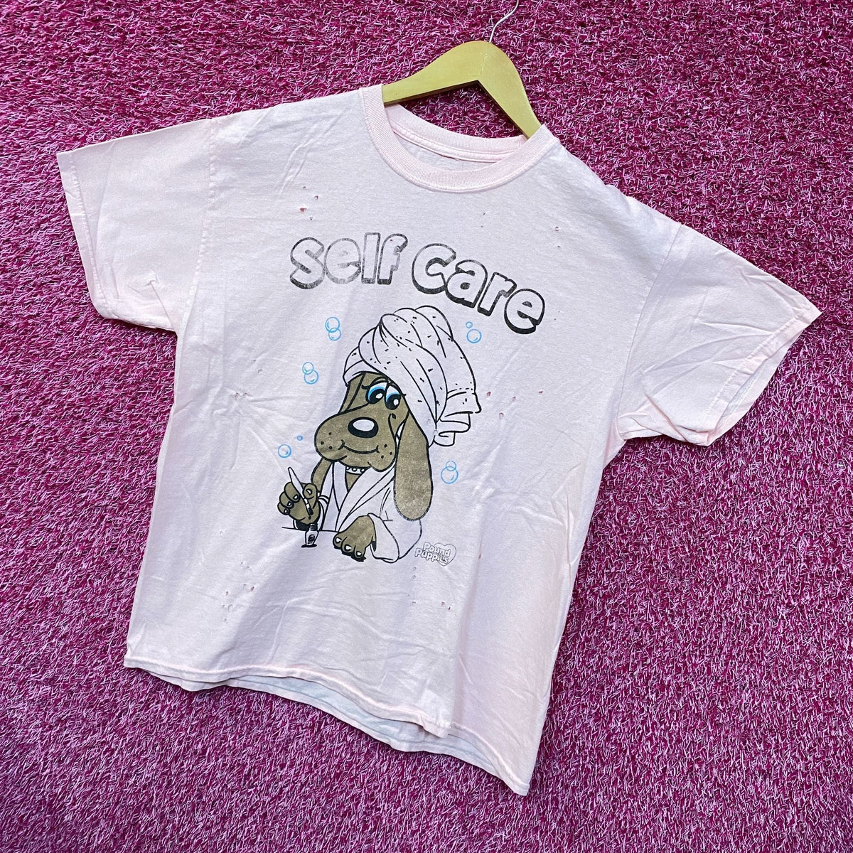 Self Care Dog Spa Distressed Pound Puppies TV Series Tee M/L product image 3