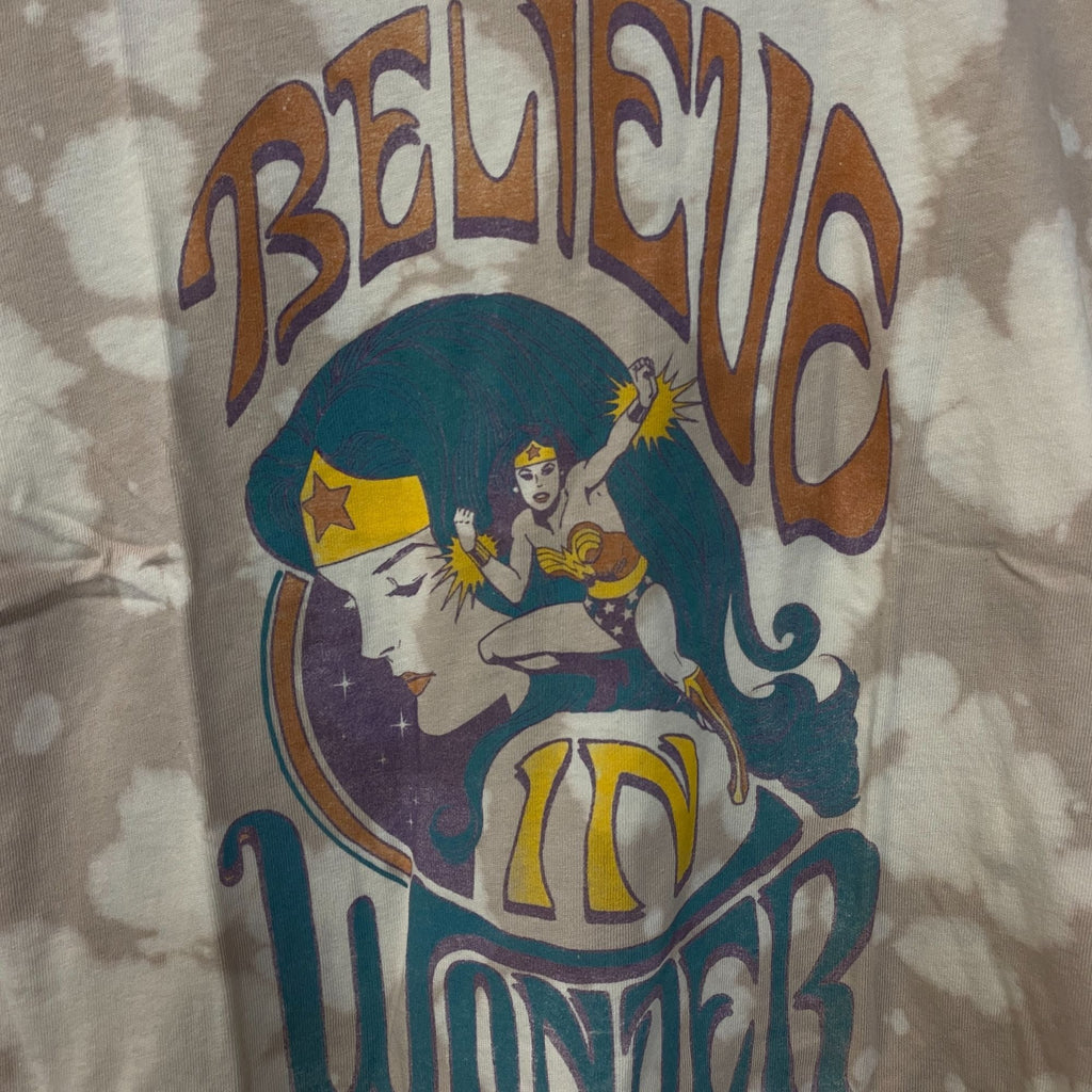 Junk Food Clothing Wonder Woman Believe in Tie-Dye T-Shirt product image 4