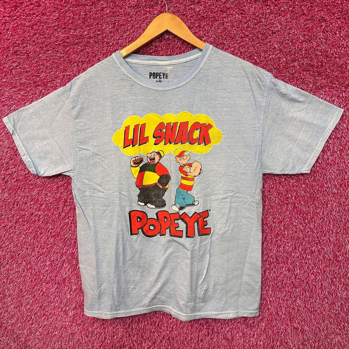 Popeye Lil Snack Urban Streetwear Duo Animated Series Tee L product image 1