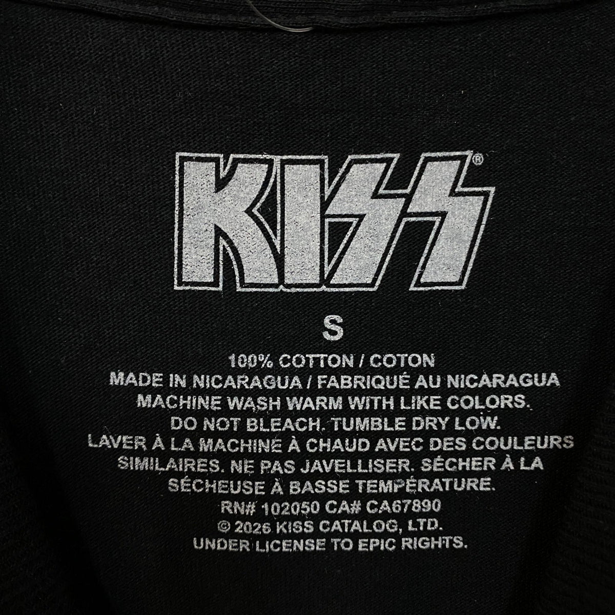 KISS Rock Band Members Graphic T-Shirt Small product image 4