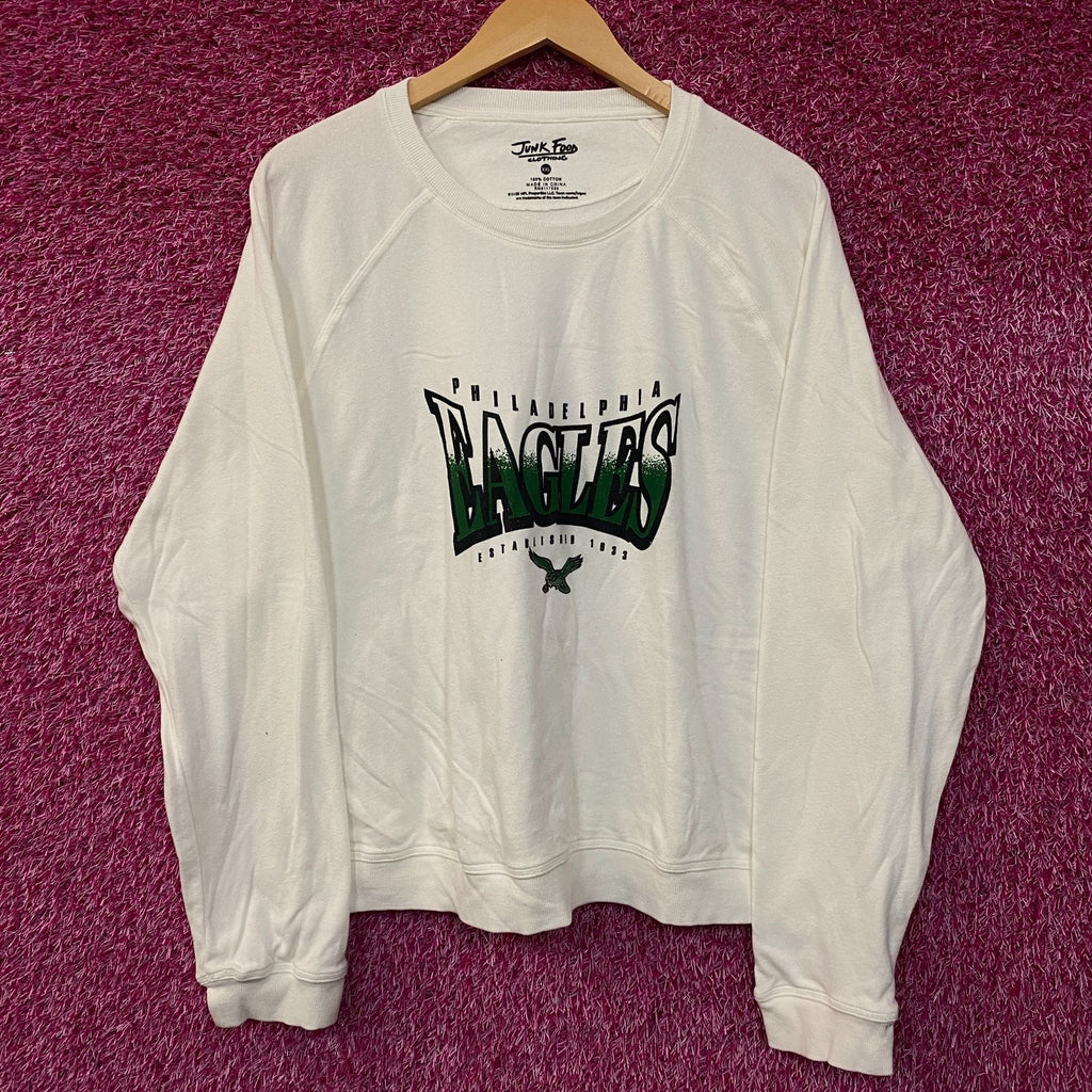 Junk Food Clothing Philadelphia Eagles Logo Crop Crewneck product image 1