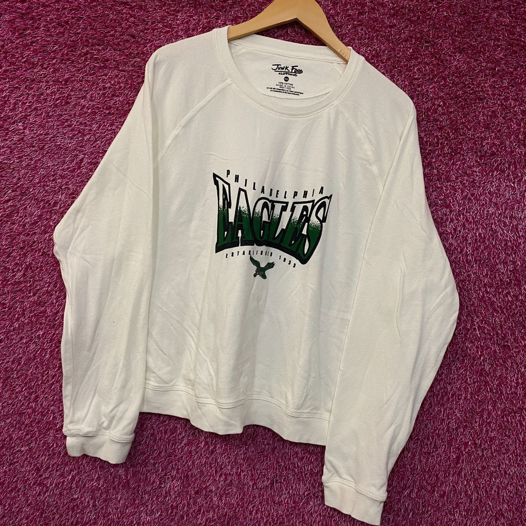 Junk Food Clothing Philadelphia Eagles Logo Crop Crewneck product image 3