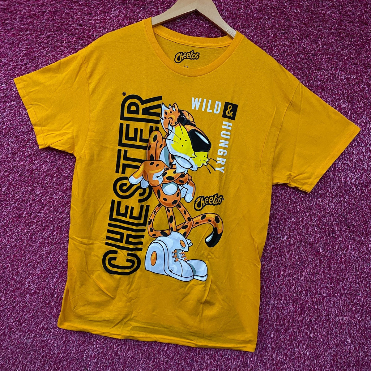 Cheetos "Wild & Hungry" Chester Cheetah Graphic T-Shirt product image 3