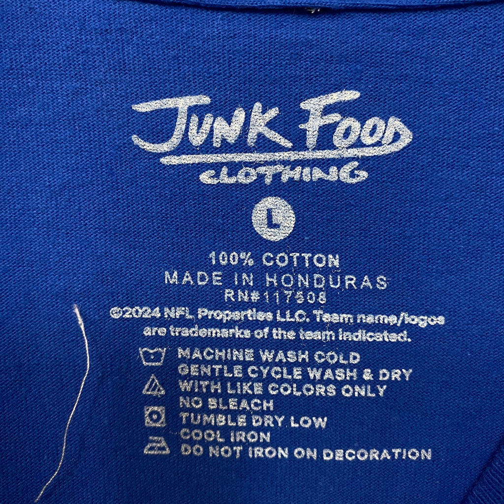 Junk Food NFL Buffalo Bills Blue Logo T-Shirt Large product image 4