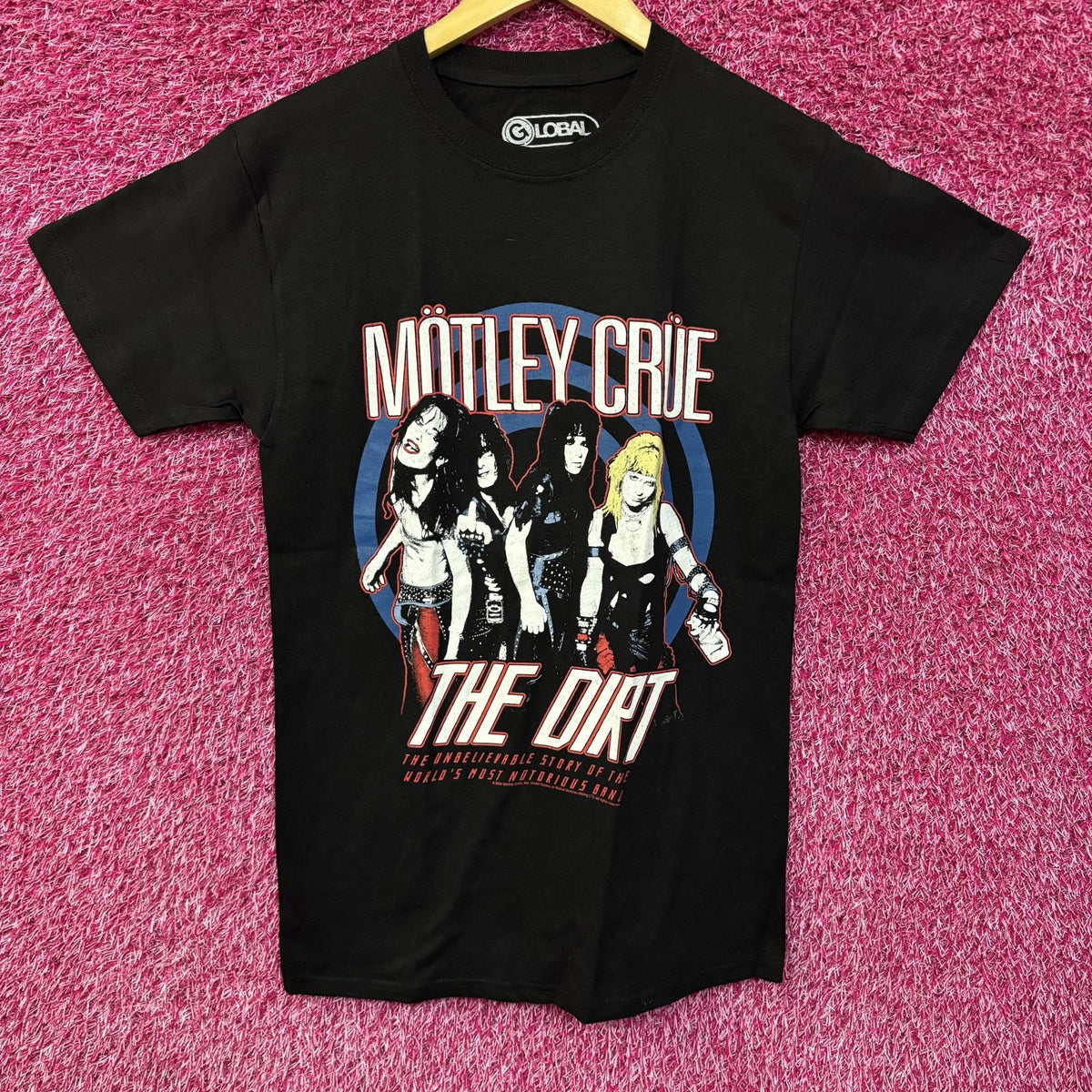 Motley Crue "The Dirt" Black T-Shirt Small product image 1