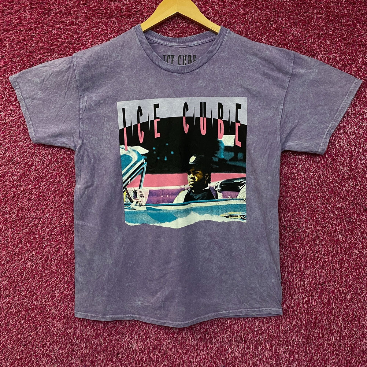 Ice Cube It Was A Good Day Lavender Graphic T-Shirt Large product image 1