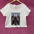 2pac Only god Can Judge Me Neon Pink Cross Rap Crop-top product image 1