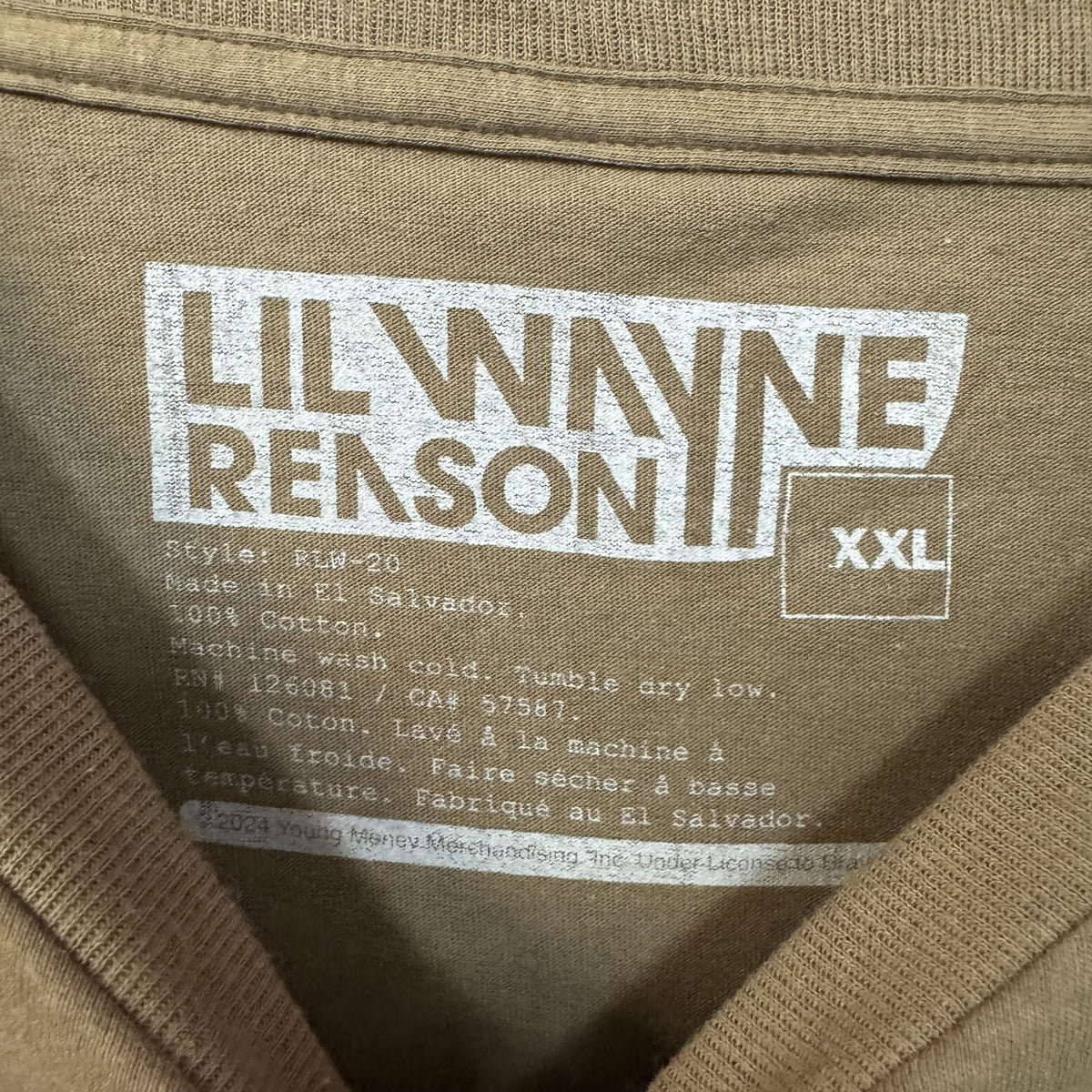 Reason x Young Money Lil Wayne Tha Carter Album Rap Tee XXL product image 4