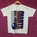 NFL New York Giants Yardage Graphic Design T-Shirt Medium product image 1