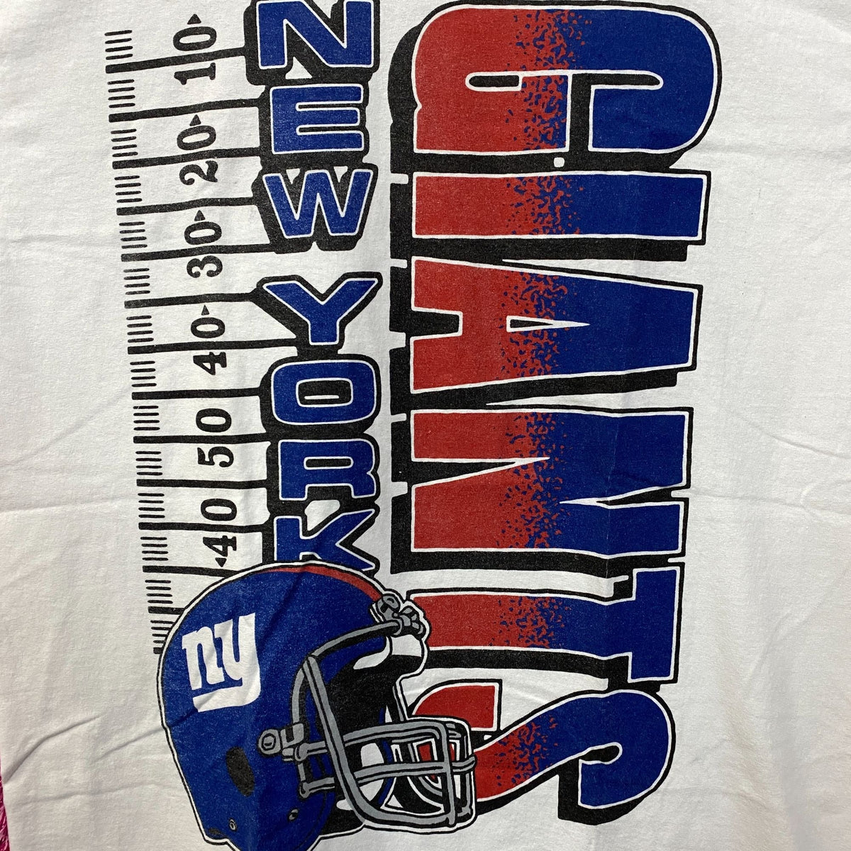 NFL New York Giants Yardage Graphic Design T-Shirt Medium product image 2