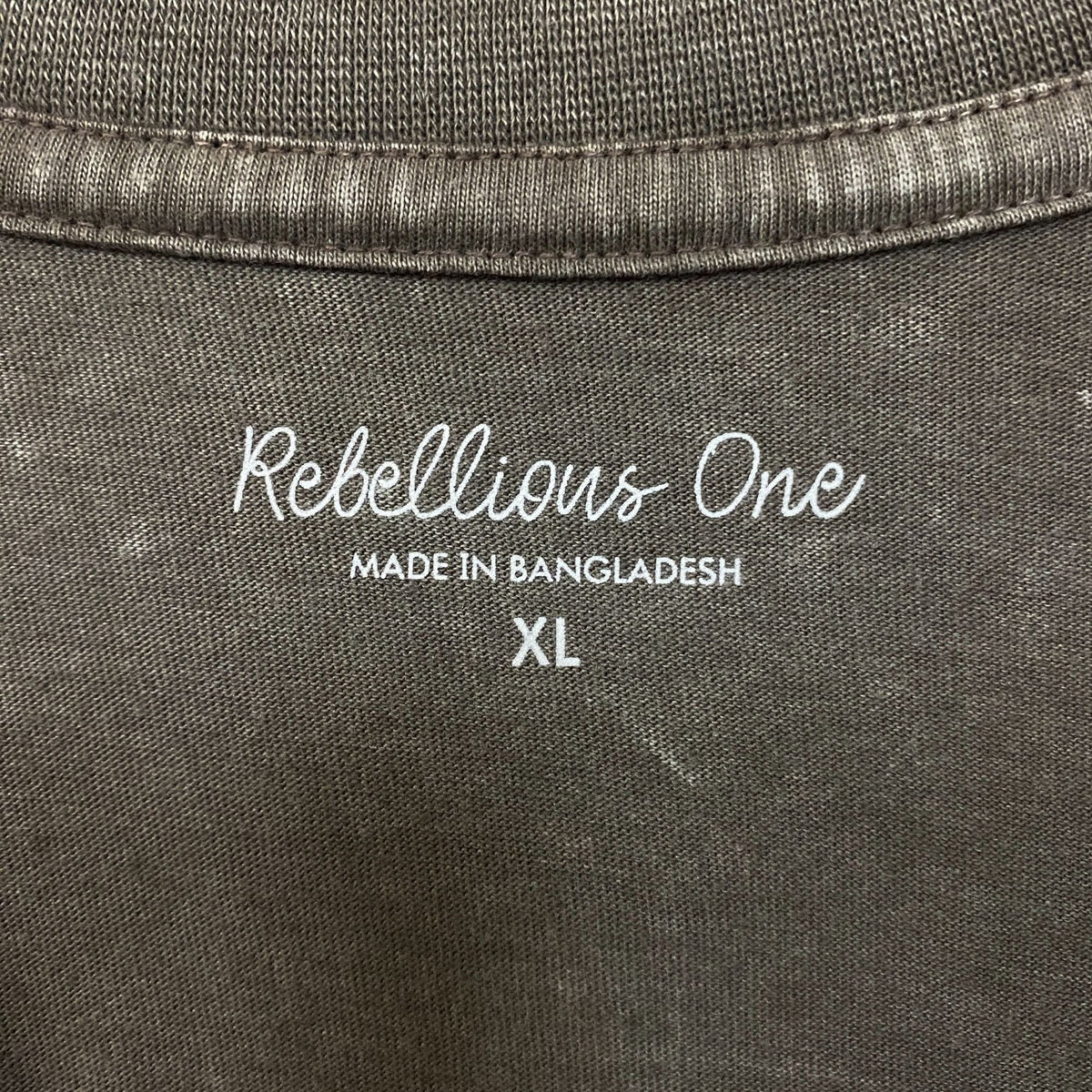 Rebellious One Grey Pink Camo Varsity Number 10 Mineral product image 4
